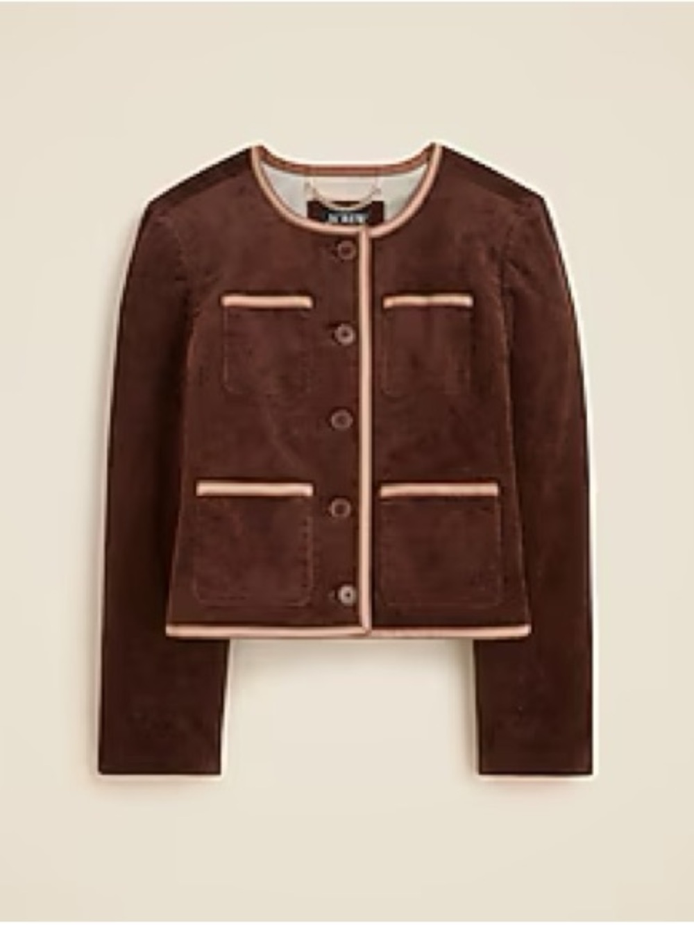J. Crew Patch-pocket lady jacket in stretch corduroy NWT - Size 4